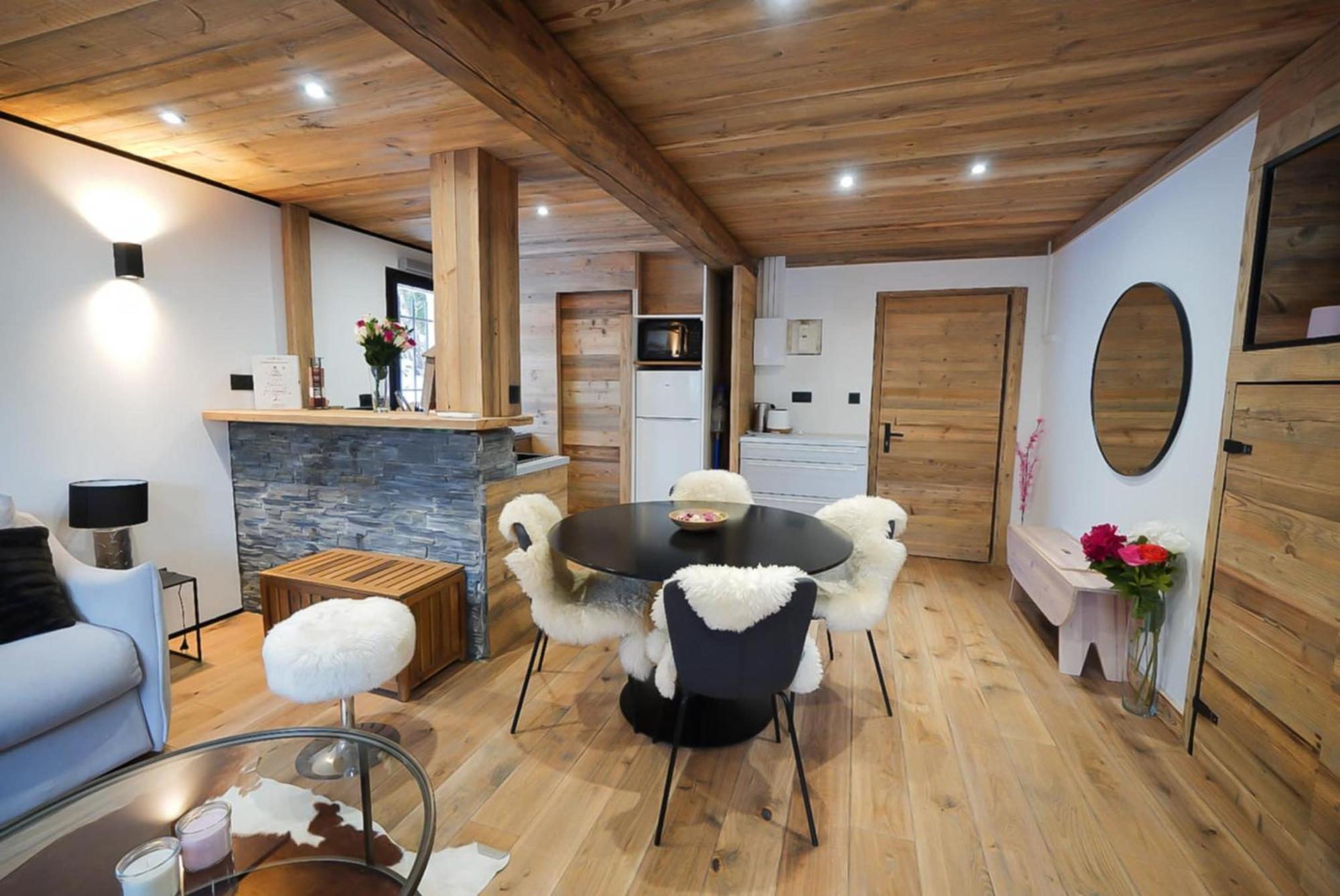 Logement A Megeve Avec Jardin Kültér fotó